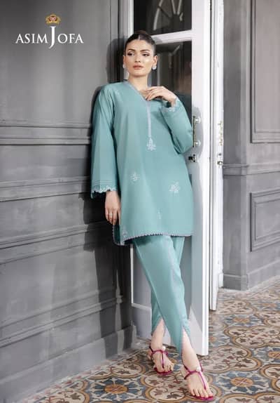 2 piece coord set with tulip shalwar