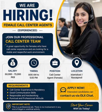 Call Center Agent (Female)