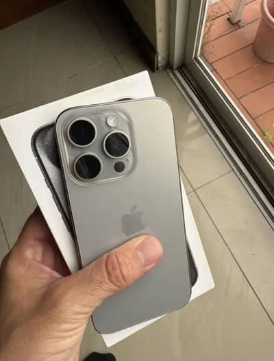 iPhone 15 pro 256GB PTA Approved 10/10 Condition