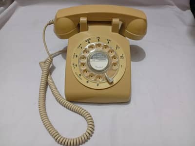 antique classic vintage rotary telephone set