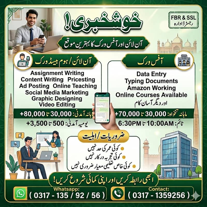 Part time/full time/Online/Assignments/Typing/Data entry/Student/Teach 0