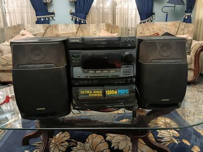 aiwa audio system CD PLAYER DECK TAPE AMPLIFIER HOME THEATER