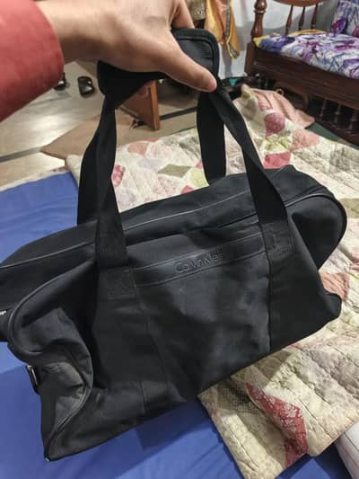 Premium Calvin Klein Duffle Bag - Black - Spacious Travel/Gym Bag