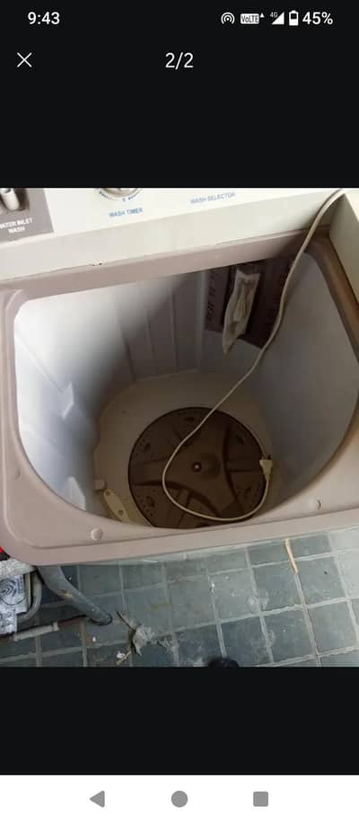 dual Washing and dryer machine