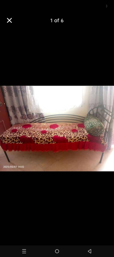 heavy rod iron 7 seater sofa set