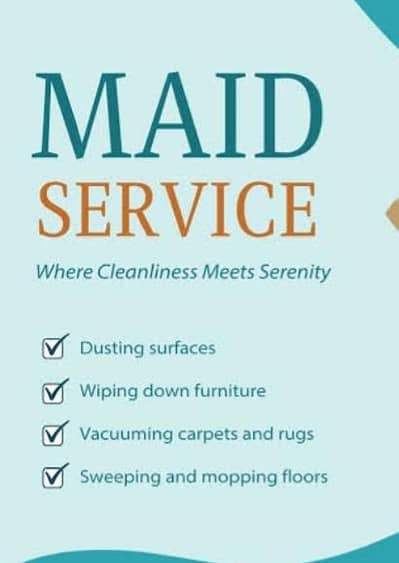 female house maid required