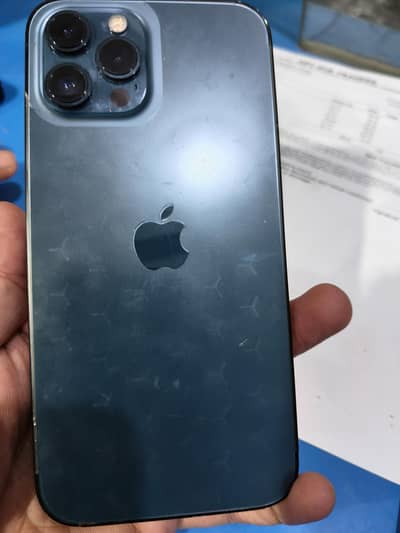 I phon 12 pro max JV non pta blue colour 85 health
