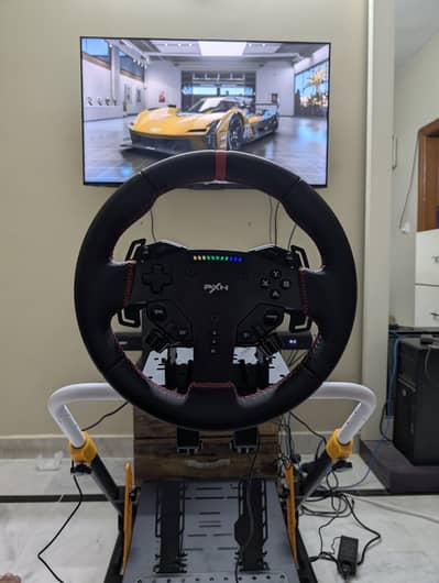 PXN VD4 DIRECT DRIVE WHEEL WITH FOLDABLE STAND AVAILABLE FOR SALE