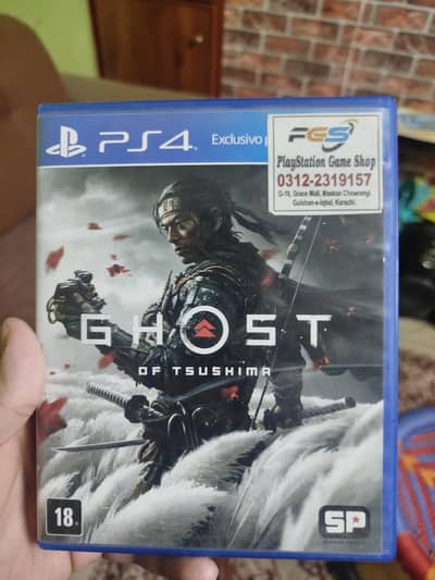 Ghost of Tsushima Ps4 cd used