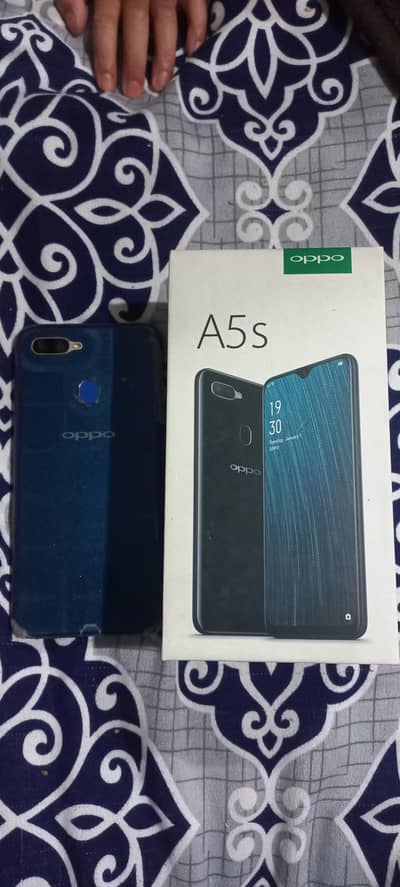 Oppo A5s with box in good Condition