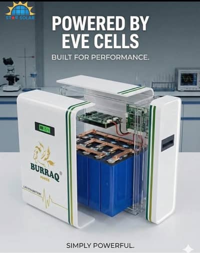 Burraq Power Lithium Battery Brand New Box pack 5 Year's Warranty