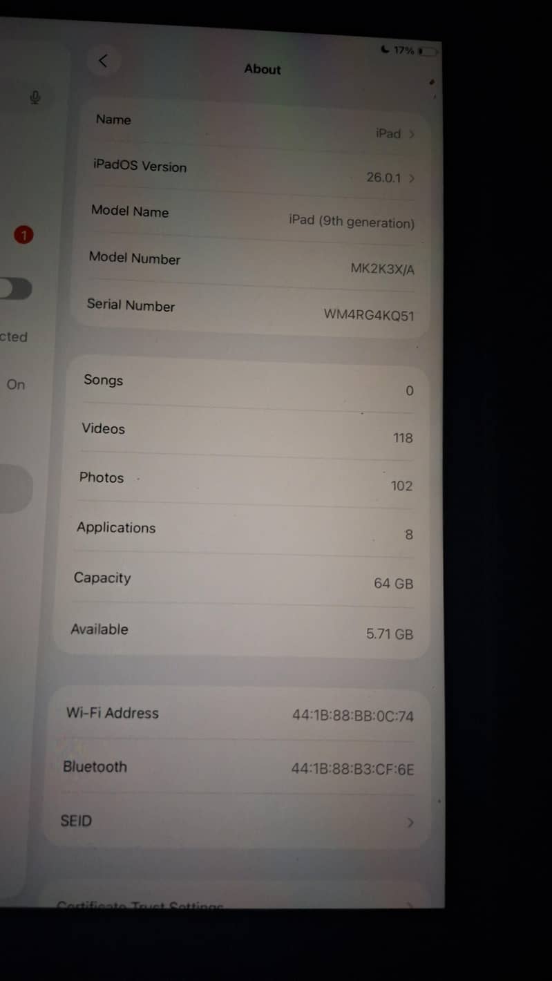 Ipad 9th Generation 3