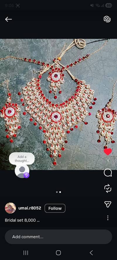 bridal jewllery sets