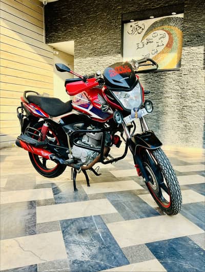 Honda CB125F Sports 2021 Red Fabulous Condition Gift For Lover