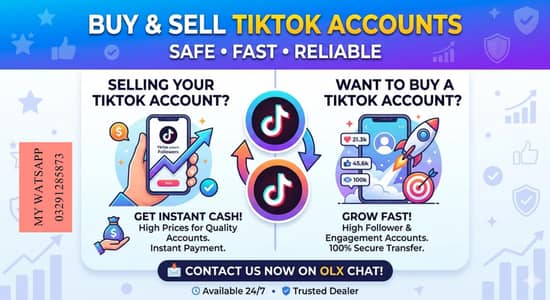 TikTok accounts buy and sale