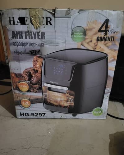 Air fryer Haeger 12L 1800w Like New _ Urgent Sale _ With Box