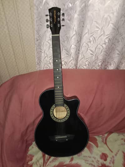 Acoustic Guitar Avaiable in Black Colour + Bag + Pick only for 12,000