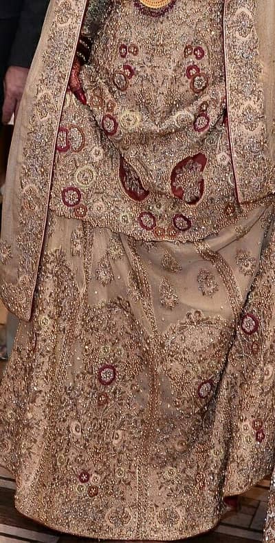 Designer inspired gold n maroon