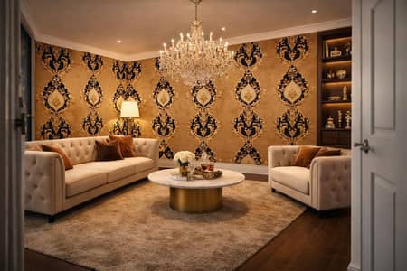 Wall Panels, Wallpaper & WPC Fluted Panels | Modern Interior Design.