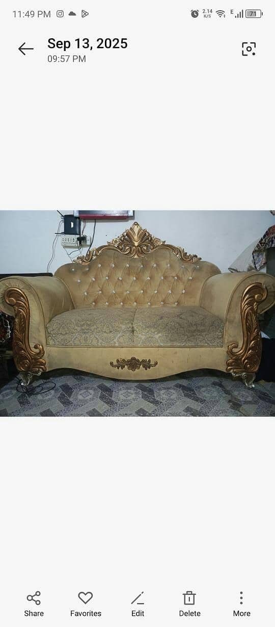 sofa set with table 3