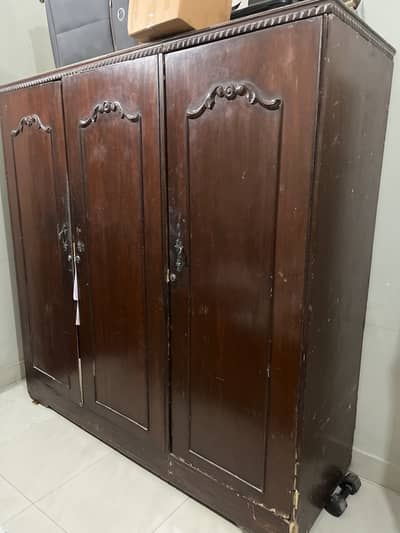 Wooden 3 Door Cupboard for URGENT SALE