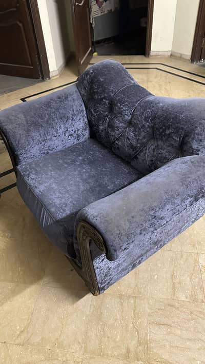 6 seater Sofa & Diwan & Table