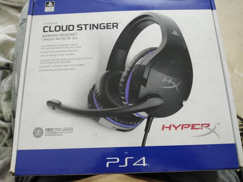 cloud stringer hyperx wired head set 2