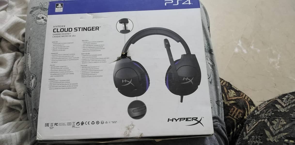 cloud stringer hyperx wired head set 3
