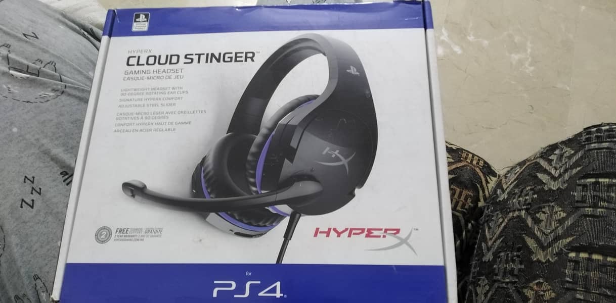 cloud stringer hyperx wired head set 4