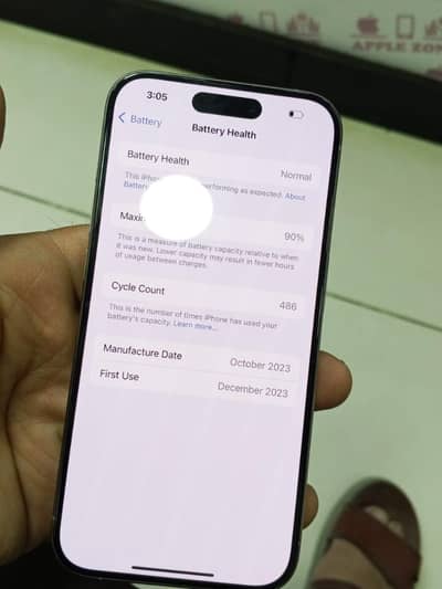 15 pro JV 128gb 90%BH 10/10 condition