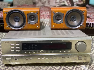 DENON AMLIFIER MODEL AVC-1500. WOTHO BOTH SPEAKERS FOR SALE