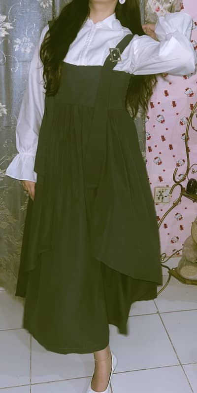 Double geogratte 2 piece frock