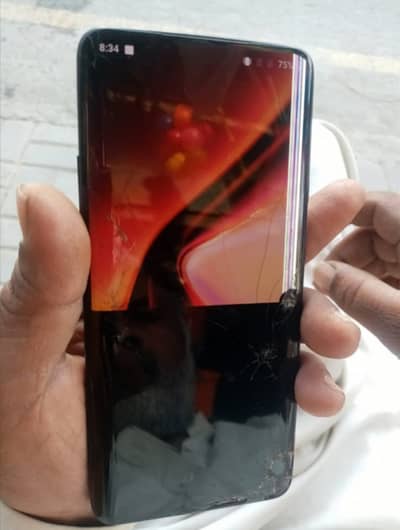 one plus 7 paro  8 256 gb penal kharab baki sab ok