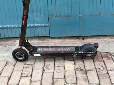 Red wing electric scooty