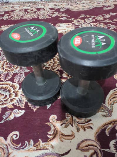 Pair of 5kg dumbbells