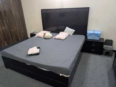 Bed side tables and dressing in good condition