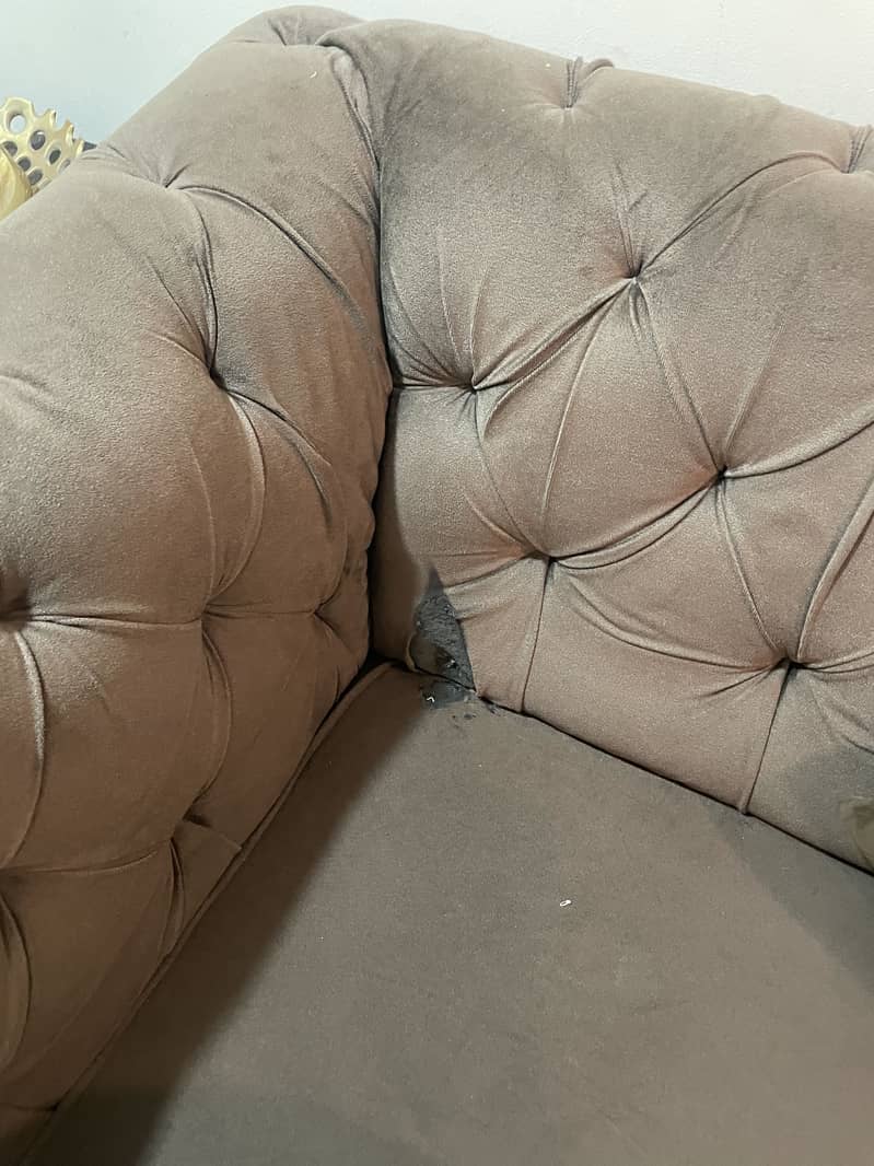Brown sofa set 3