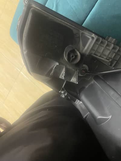 Nissan leaf car headlight broken for part