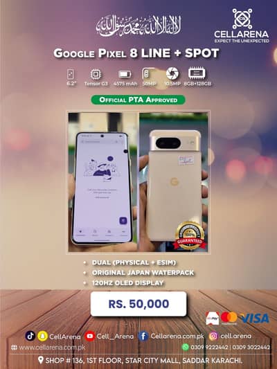 GOOGLE PIXEL 8 APPROVED - CELLARENA