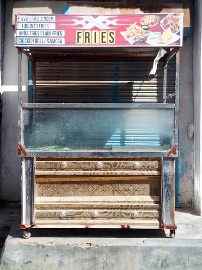 French Fries & zinger Burger counter for sale - Ready Business setup