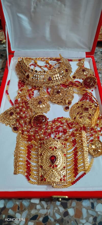 wedding bridal jewelry good quilty 1 time used only