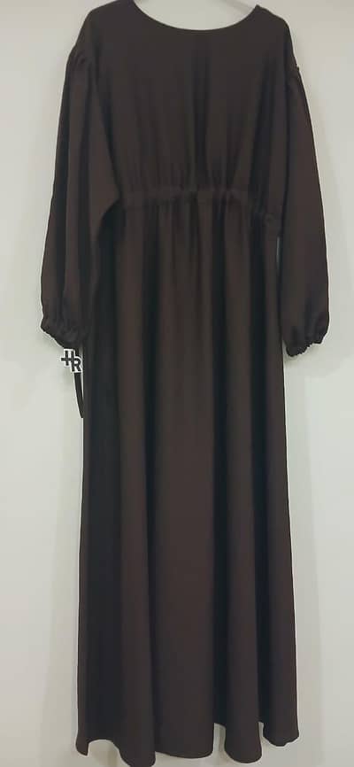 brown abaya