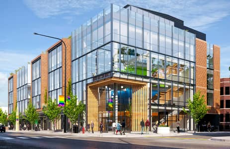 4 Side Corner 5 Story Building For rent 22080 SQFT with Rooftop Available For Software Call Center IT brands food hospital Near Tim Horton Phase 7 bahria town