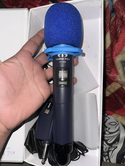 h Audio‑Tek AT‑406 Wireless Microphone
