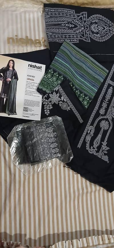 unstiched black suit