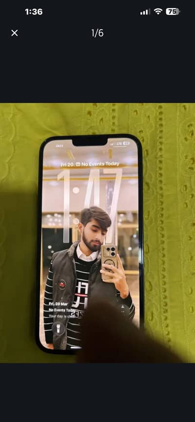 Iphone 13 Pro Max (128Gb) 3.5 months Confirm Sim water pack 88 Health