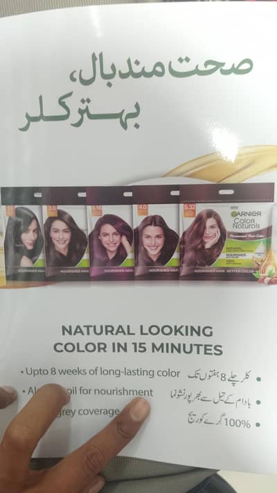 Garnier sachet pack