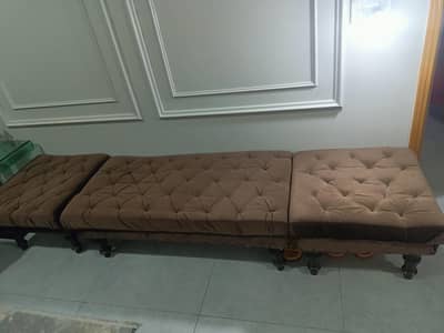4 seater puffy set