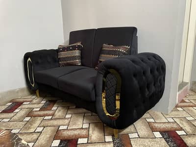 7 seater sofa set with marble top coffee table set