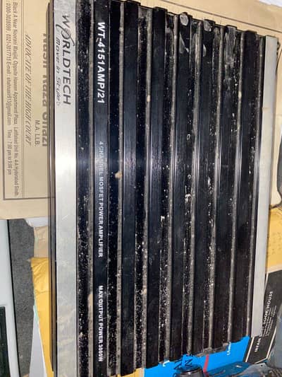 Woofer and Amplifier For Sell.